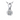 wlx-015-b Sparkling 2 Carat Moissanite Pendant Necklace